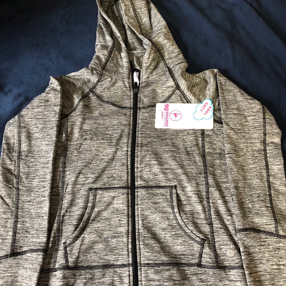 90 Degrees Girls Hoodie